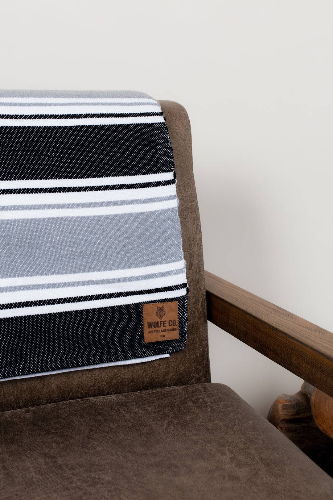 Grey & Black Drummond Blanket - Threshold Coffee