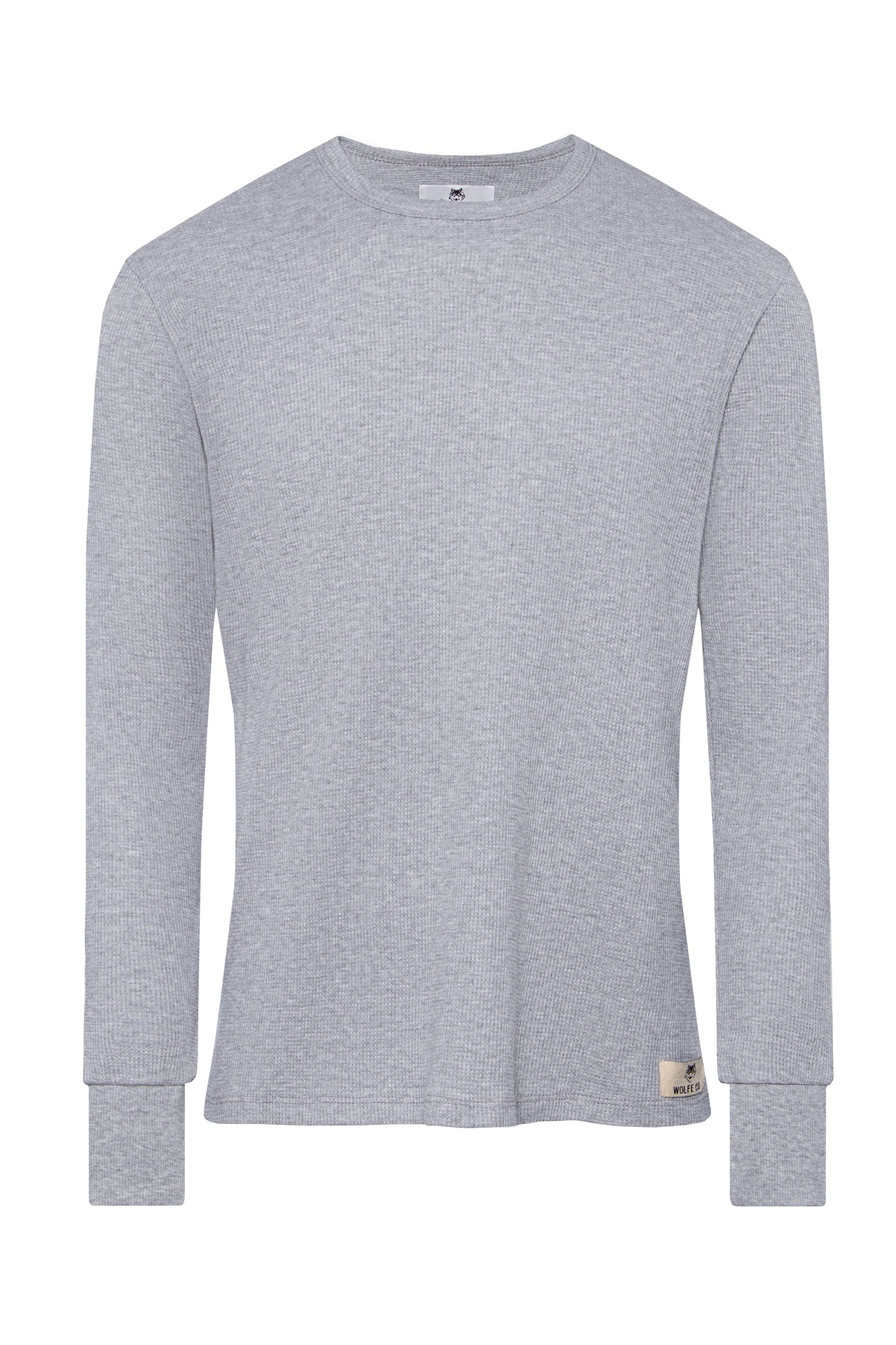Grey Straight Hem Waffle Knit - Threshold Coffee