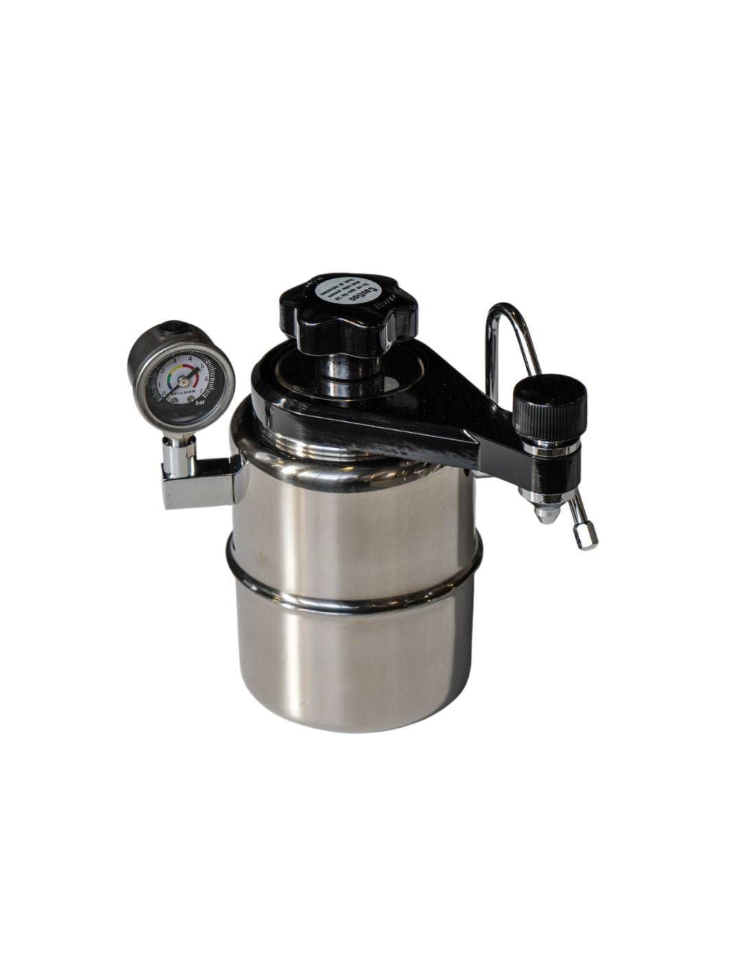 BELLMAN Stovetop Espresso & Cappuccino Maker with Pressure Gauge - Threshold Coffee