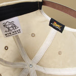 6 Panel - Blank - Tan/Forest Waxed Cotton Canvas - Threshold Collective