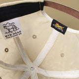 6 Panel - Blank - Tan/Forest Waxed Cotton Canvas - Threshold Collective