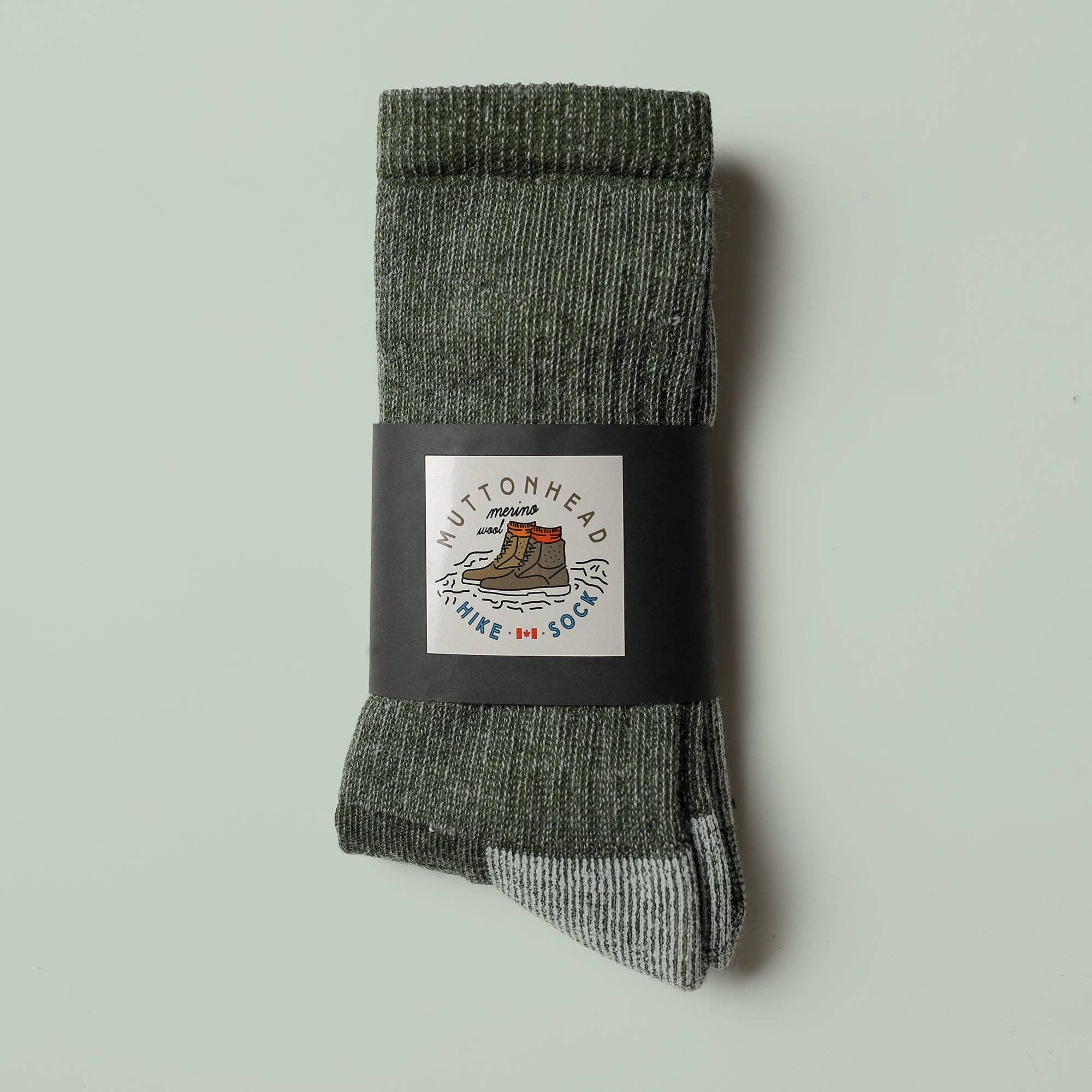 Merino Mountain Hiking Socks - Olive: O/s - Threshold Collective