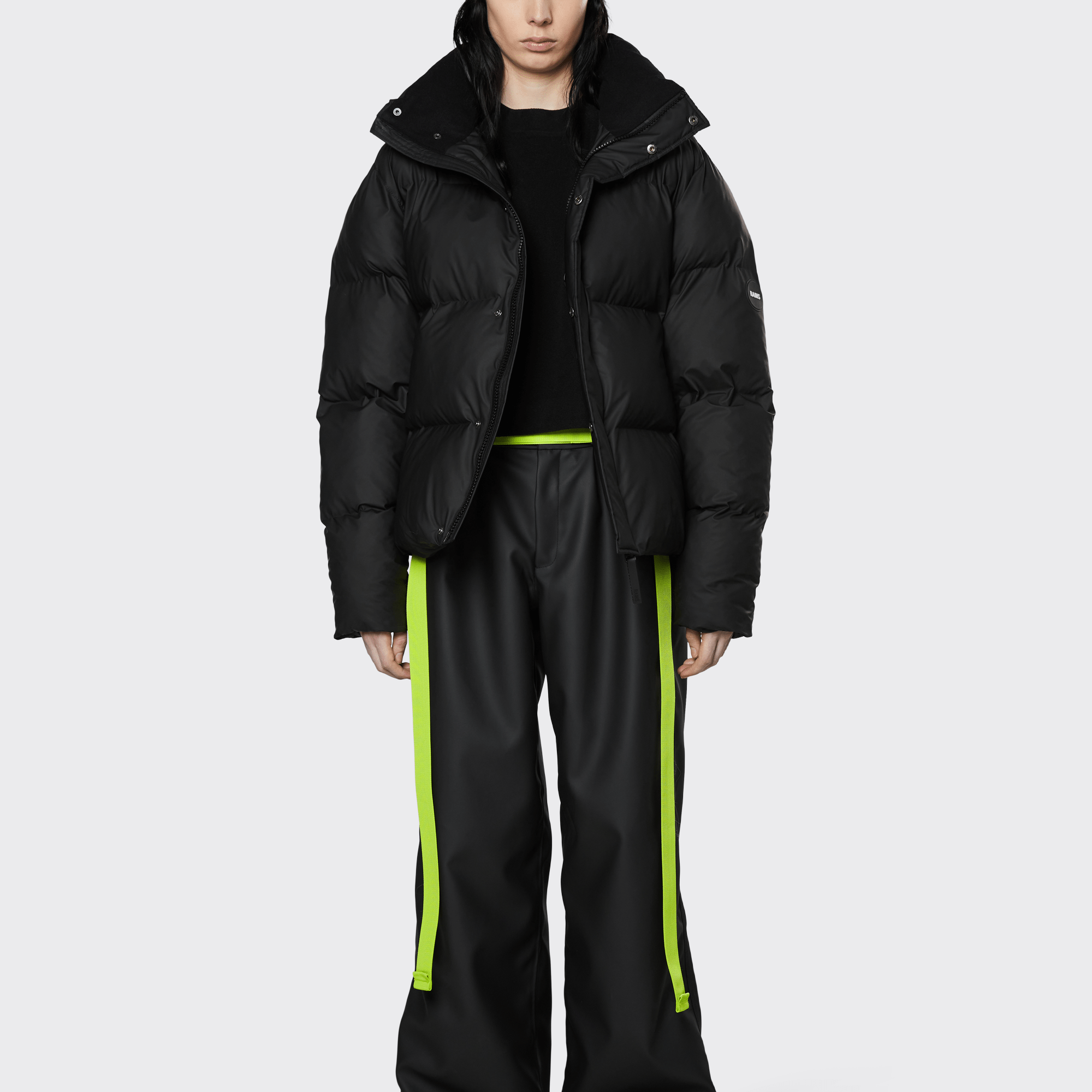 Black Boxy Puffer Jacket - Outerwear - Wolfe Co. Apparel and Goods