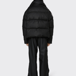 Black Boxy Puffer Jacket - Threshold Coffee