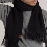 Navy Longford Ribbed Scarf - Threshold Coffee