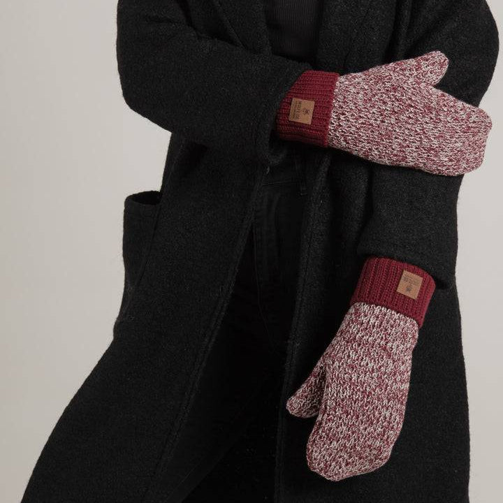 Peppermint Fleece Lined Mitts - Threshold Coffee