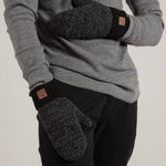 Charcoal Fleece Lined Mitts - Threshold Coffee