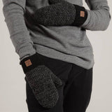 Charcoal Fleece Lined Mitts - Threshold Coffee