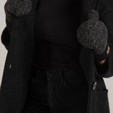 Charcoal Fleece Lined Mitts - Threshold Coffee