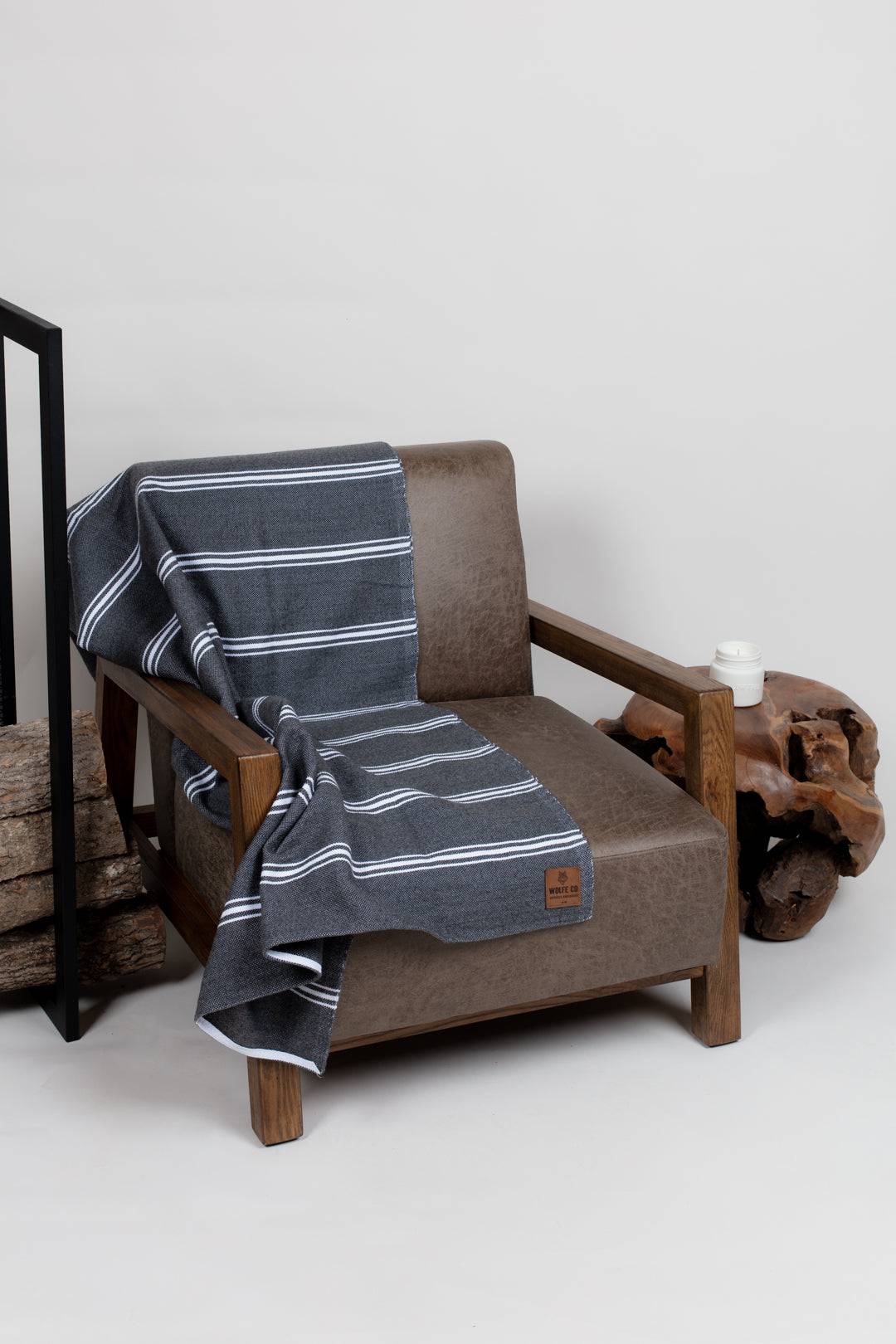 Charcoal Drummond Blanket - Threshold Coffee