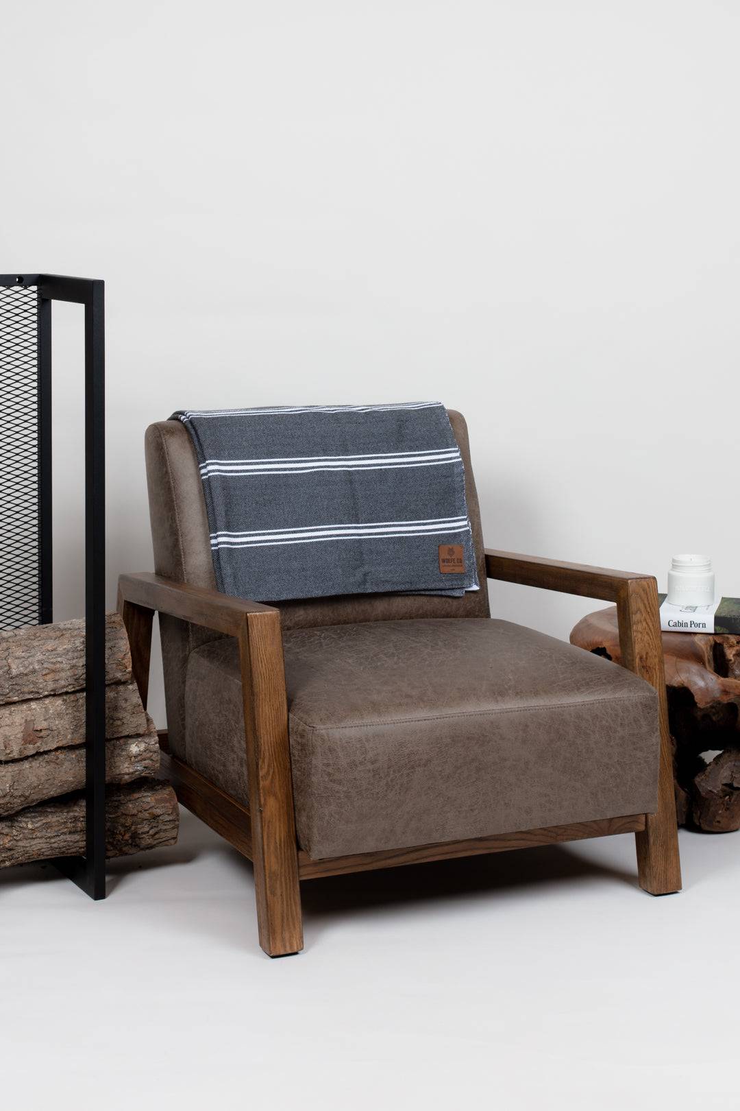 Charcoal Drummond Blanket - Threshold Coffee