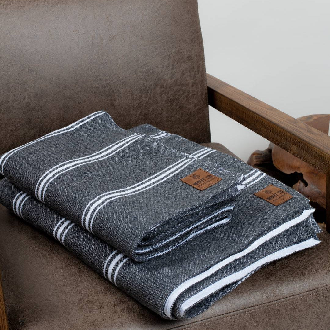 Charcoal Drummond Blanket - Threshold Coffee