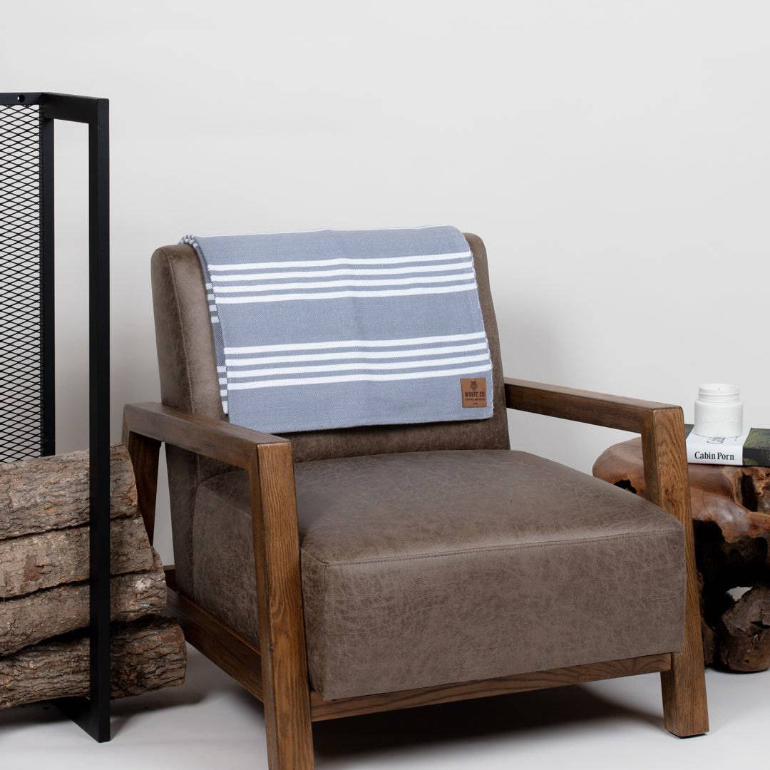 Grey Drummond Blanket - Threshold Coffee