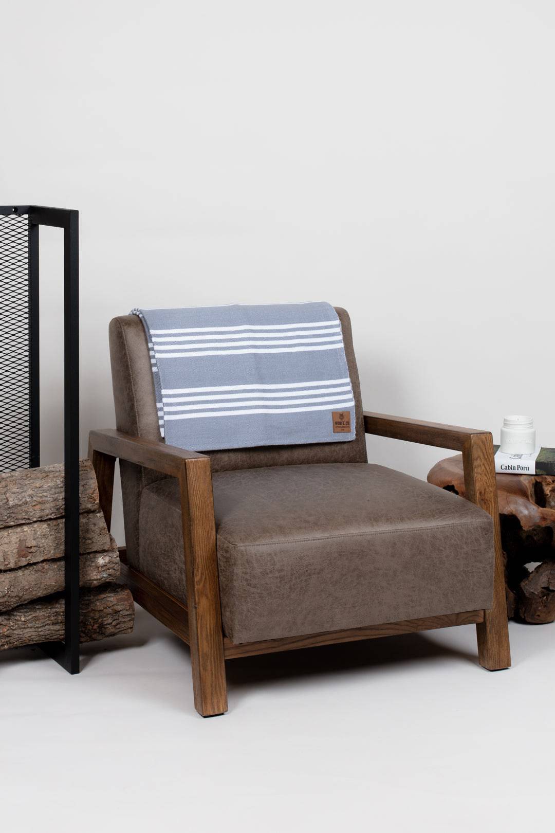 Grey Drummond Blanket - Threshold Coffee