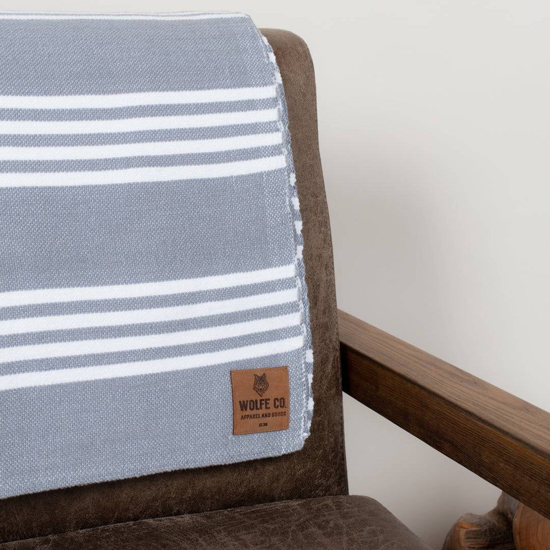 Grey Drummond Blanket - Threshold Coffee