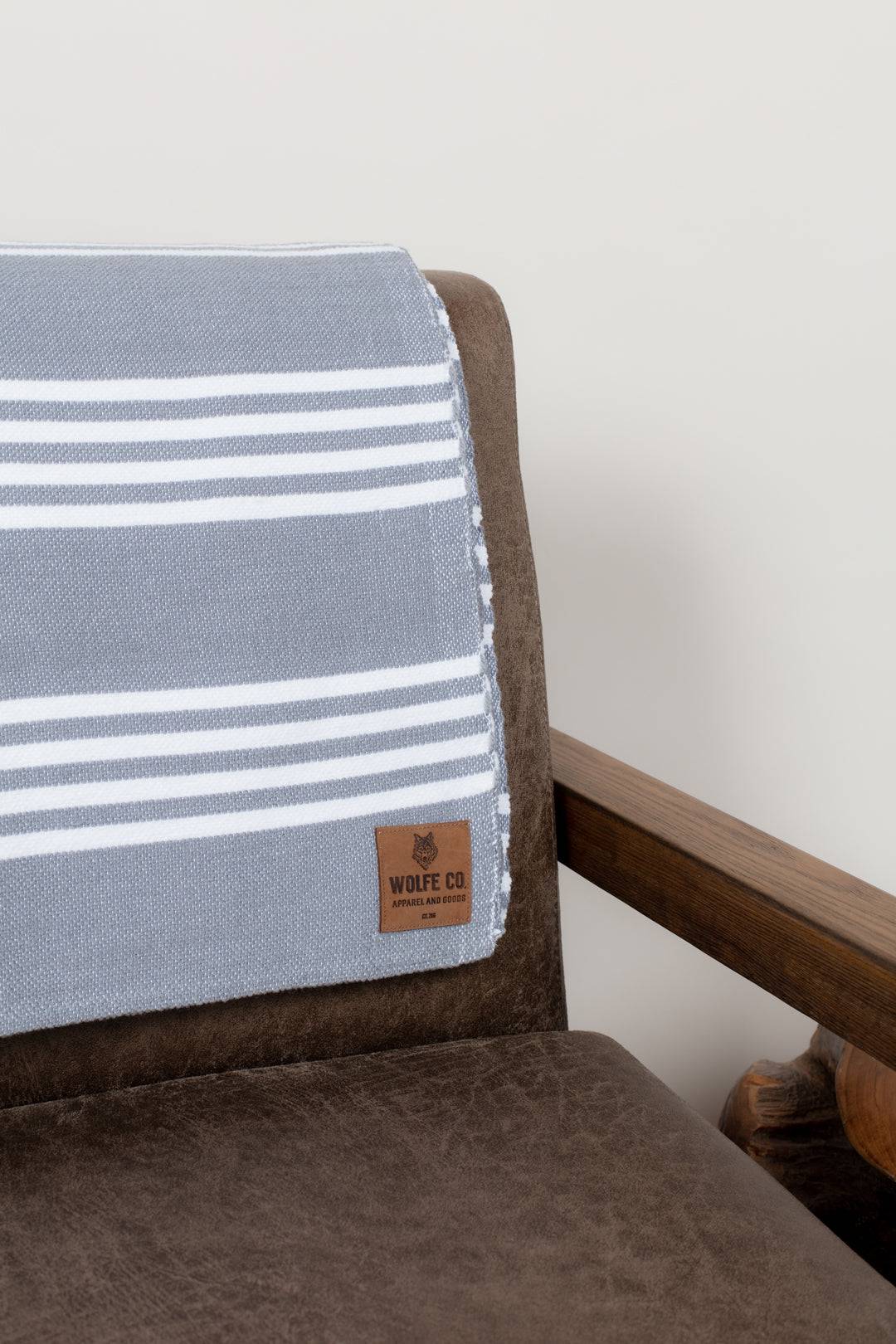 Grey Drummond Blanket - Threshold Coffee