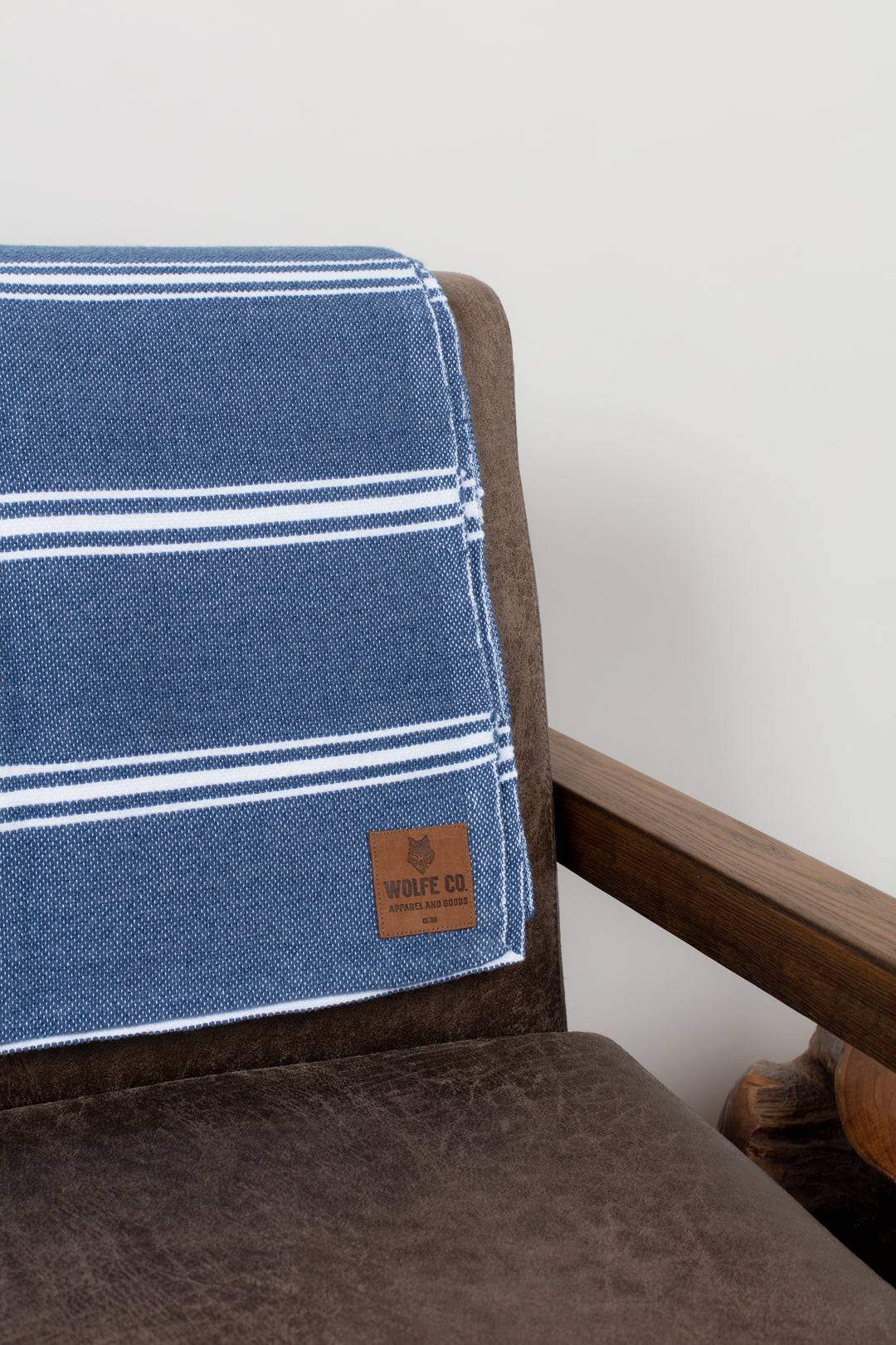 Navy Drummond Blanket - Threshold Coffee