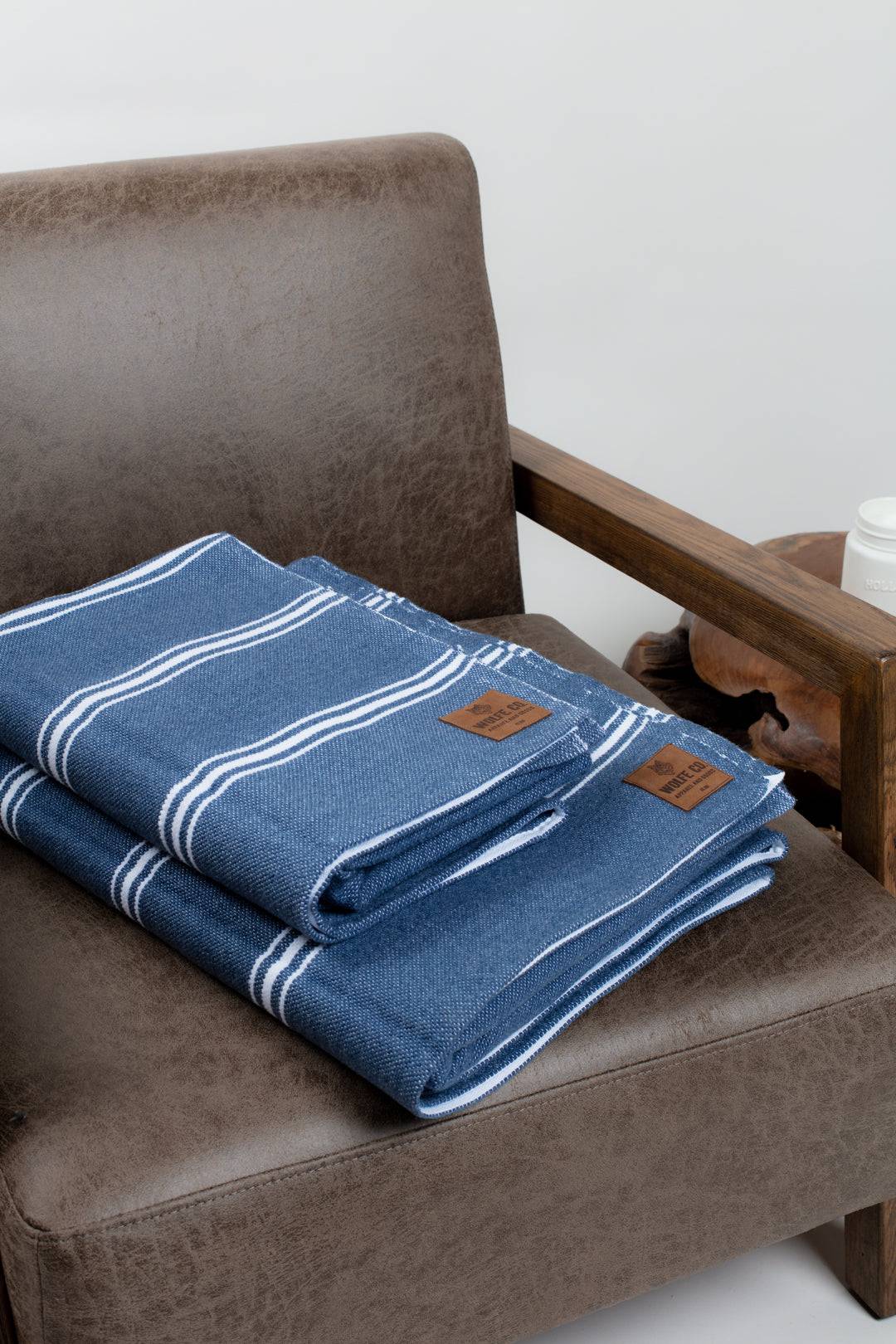 Navy Drummond Blanket - Threshold Coffee