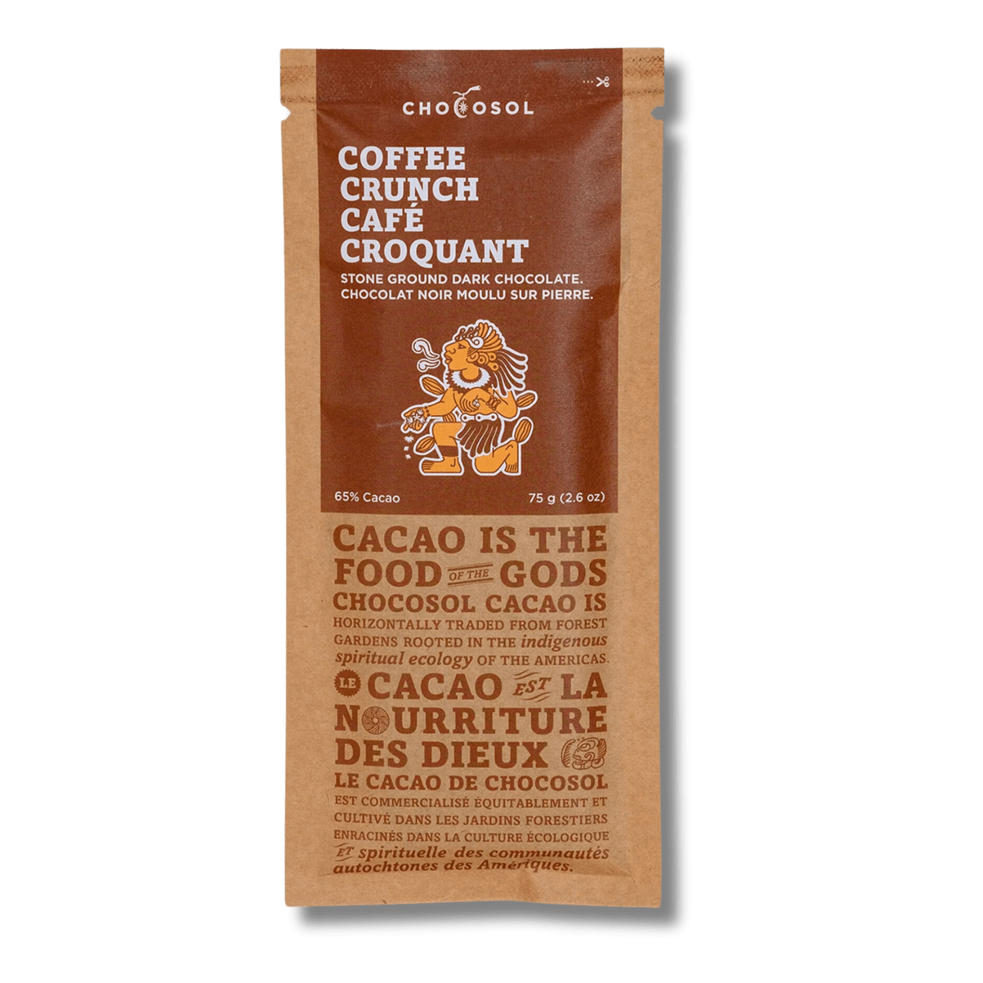 Coffee Crunch + 65% Dark Chocolate Bar - Threshold Coffee