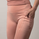 Thalia Blush Bike Short - Threshold Coffee