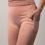 Thalia Blush Bike Short - Threshold Coffee