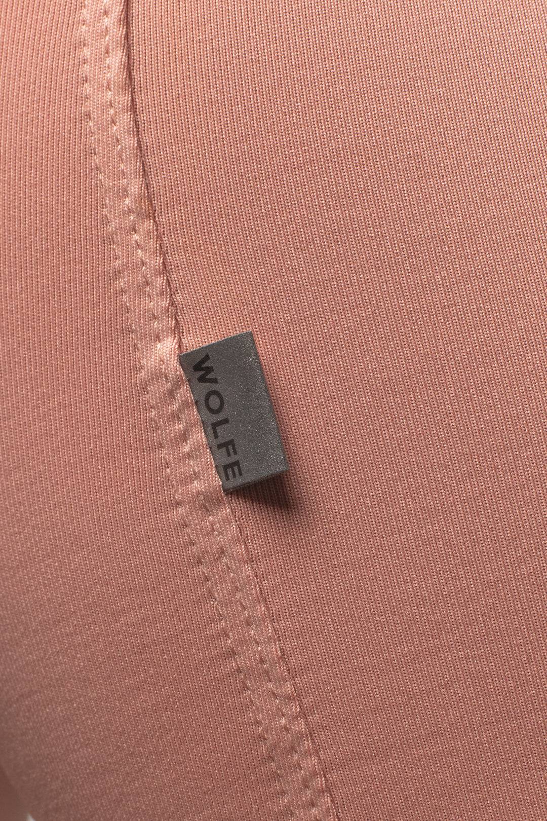 Thalia Blush Bike Short - Threshold Coffee