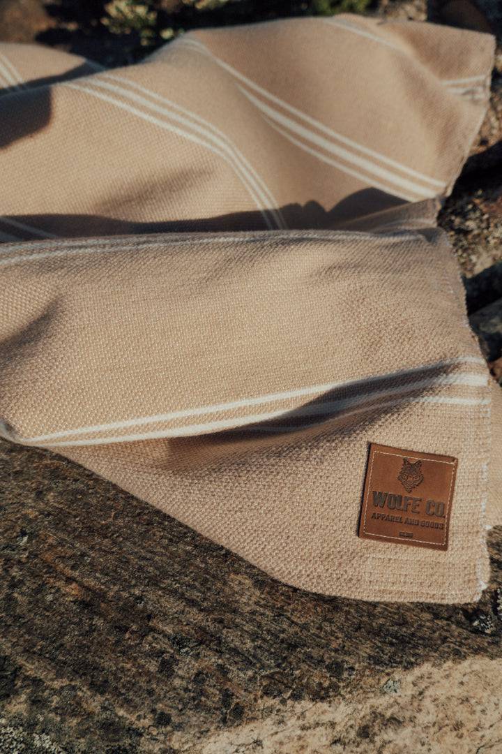 Beige Drummond Blanket - Threshold Coffee