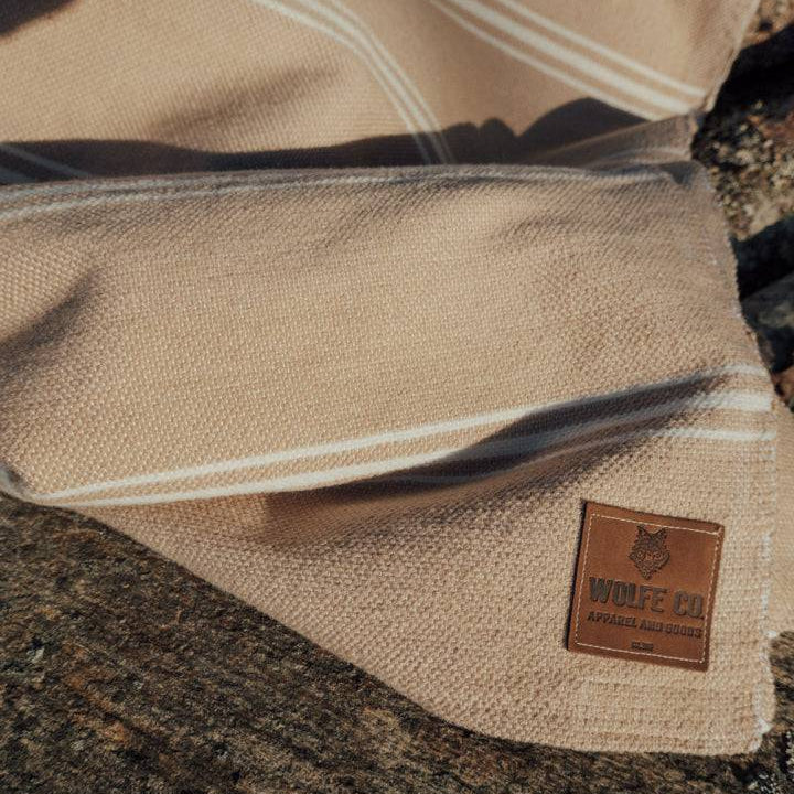 Beige Drummond Blanket - Threshold Coffee