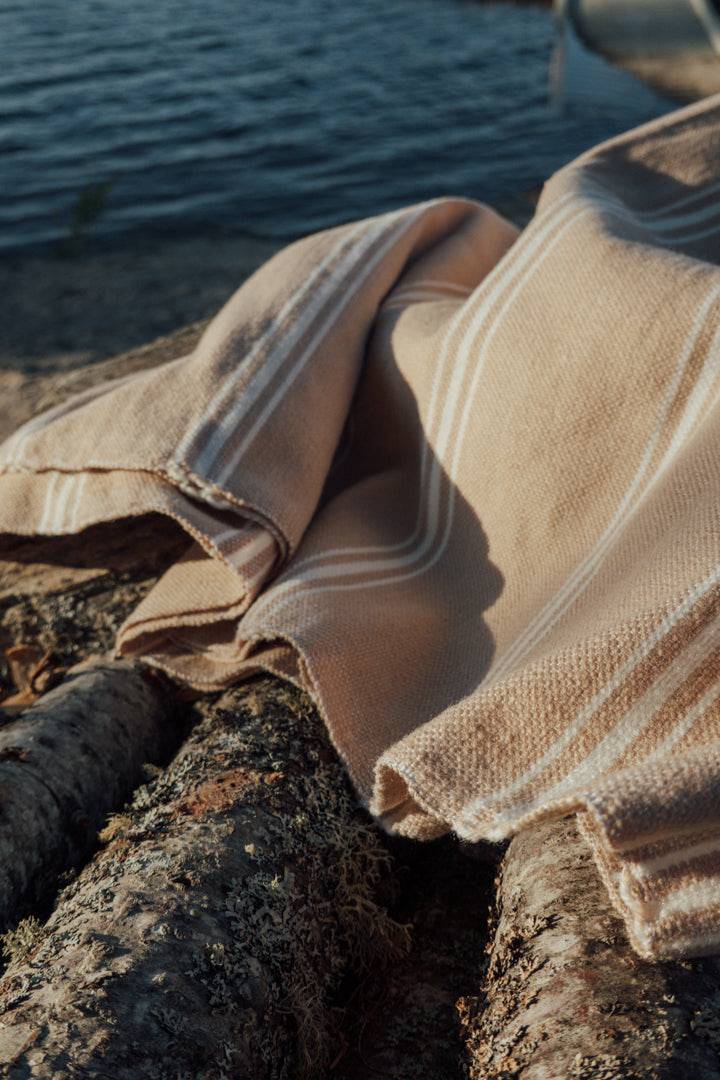 Beige Drummond Blanket - Threshold Coffee