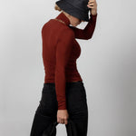 Sienna Highbourne Turtleneck - Threshold Coffee