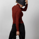 Sienna Highbourne Turtleneck - Threshold Coffee
