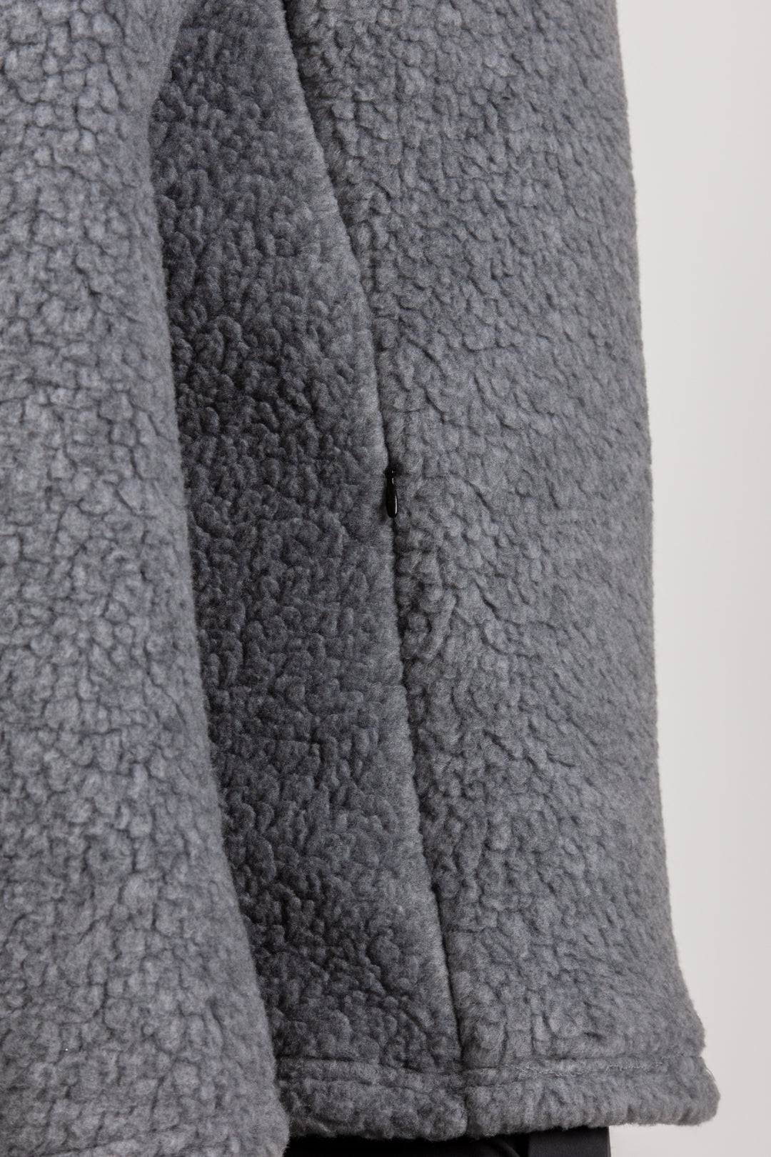 Grey Kitimat Men's Half Zip - Threshold Coffee
