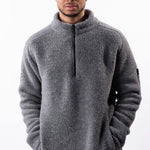 Grey Kitimat Men's Half Zip - Threshold Coffee