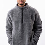 Grey Kitimat Men's Half Zip - Threshold Coffee