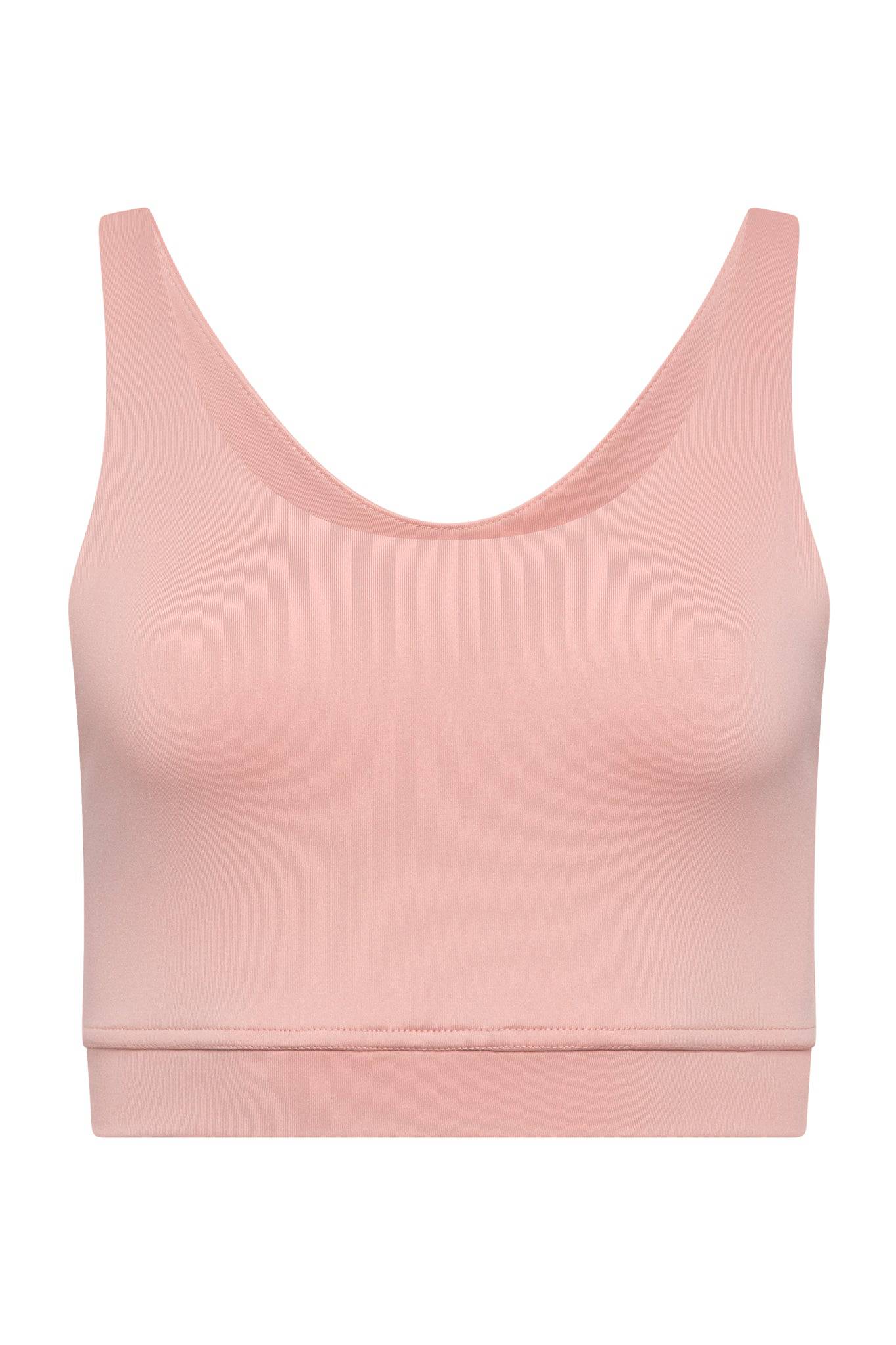Thalia Blush Sports Bra - Threshold Coffee