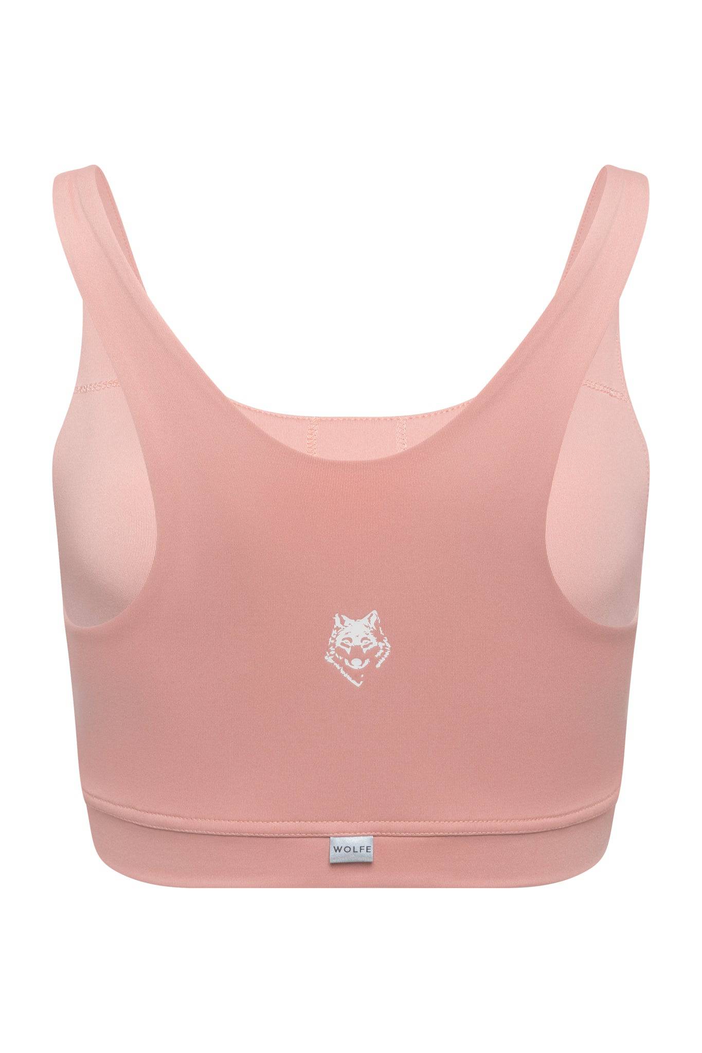 Thalia Blush Sports Bra - Threshold Coffee
