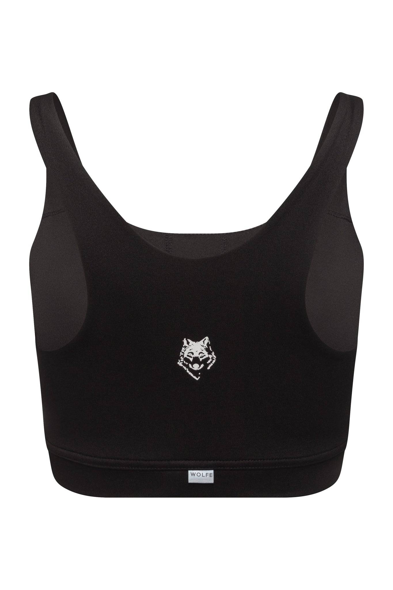 Thalia Black Sports Bra - Threshold Coffee