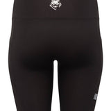 Thalia Black Bike Short - Threshold Coffee