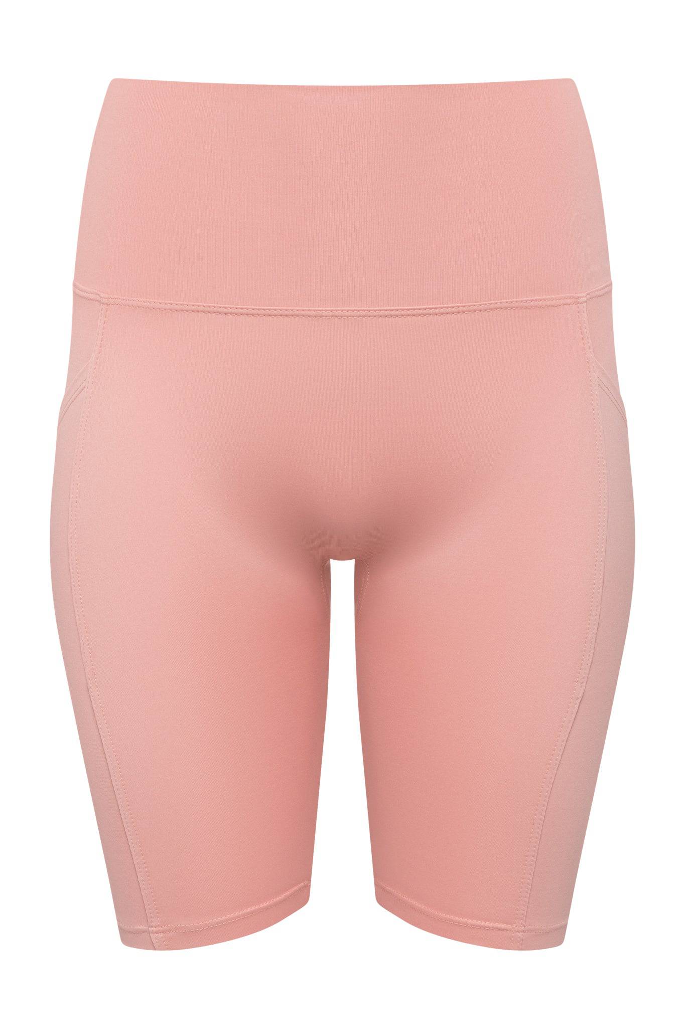 Thalia Blush Bike Short - Threshold Coffee