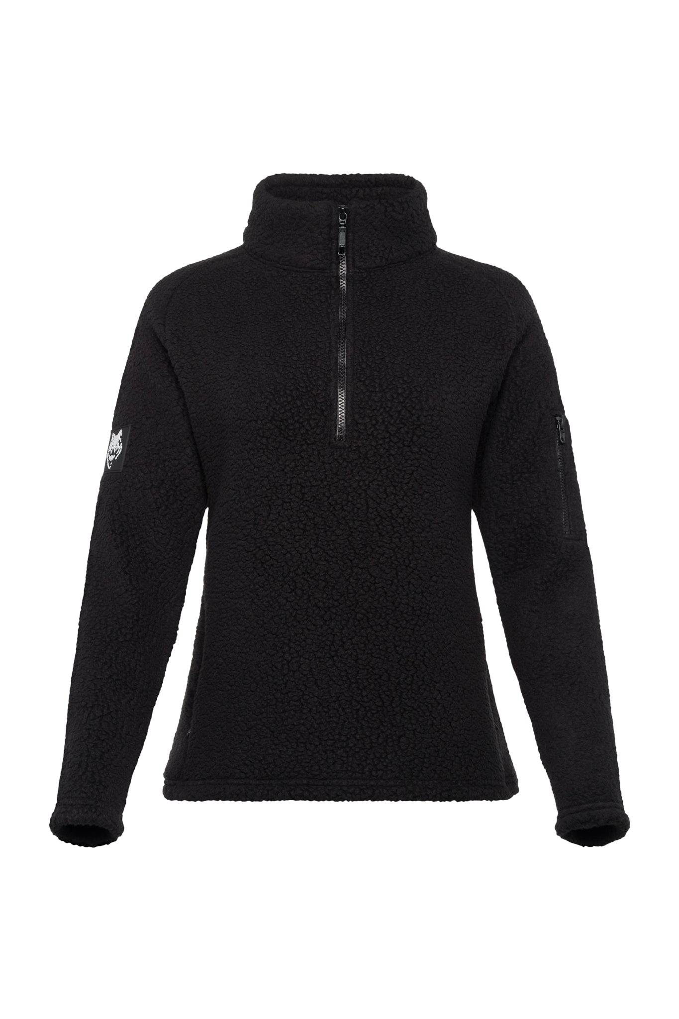 Black Kitimat Women's Half Zip - Threshold Coffee