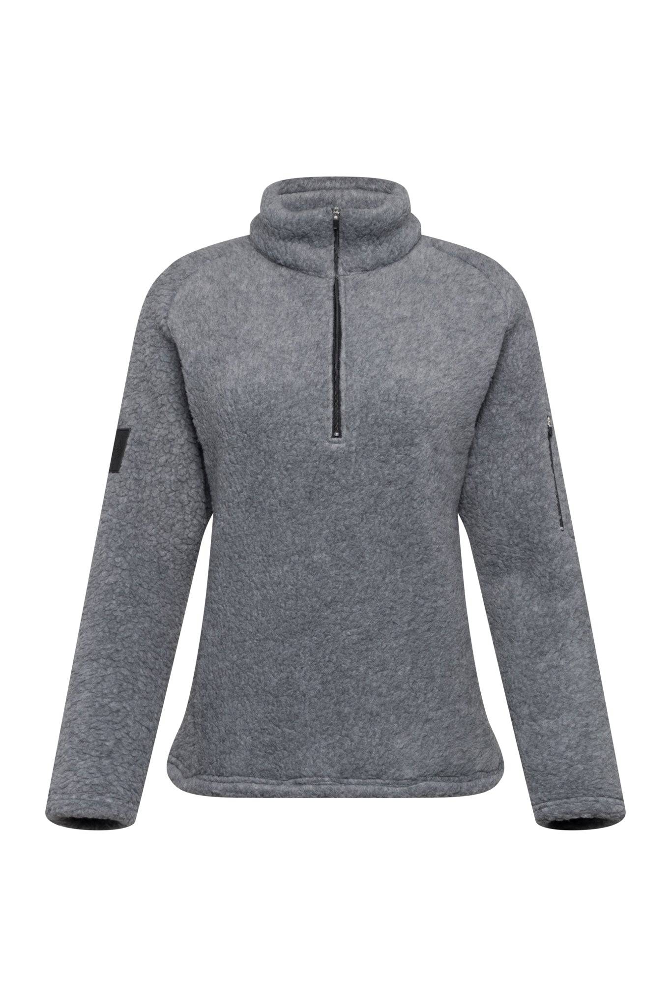 Grey Kitimat Women's Half Zip - Threshold Coffee