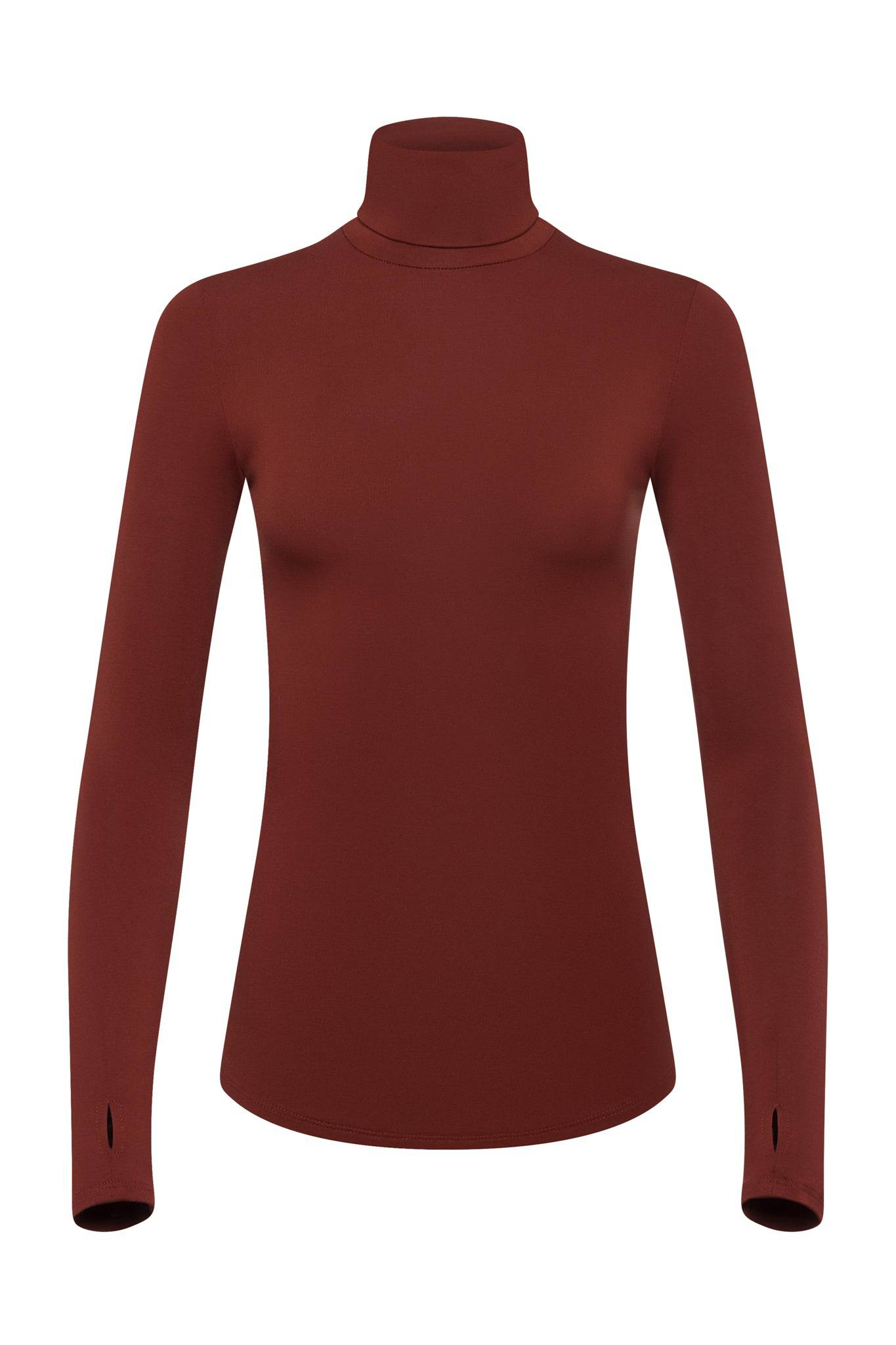 Sienna Highbourne Turtleneck - Threshold Coffee