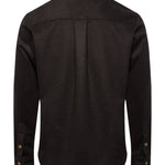 Carob Wool Button Down - Threshold Coffee