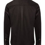 Carob Wool Button Down - Threshold Coffee