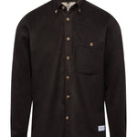 Carob Wool Button Down - Threshold Coffee