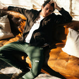 Carob Wool Button Down - Threshold Coffee