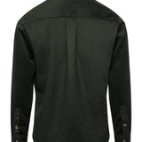 Green Wool Button Down - Threshold Coffee