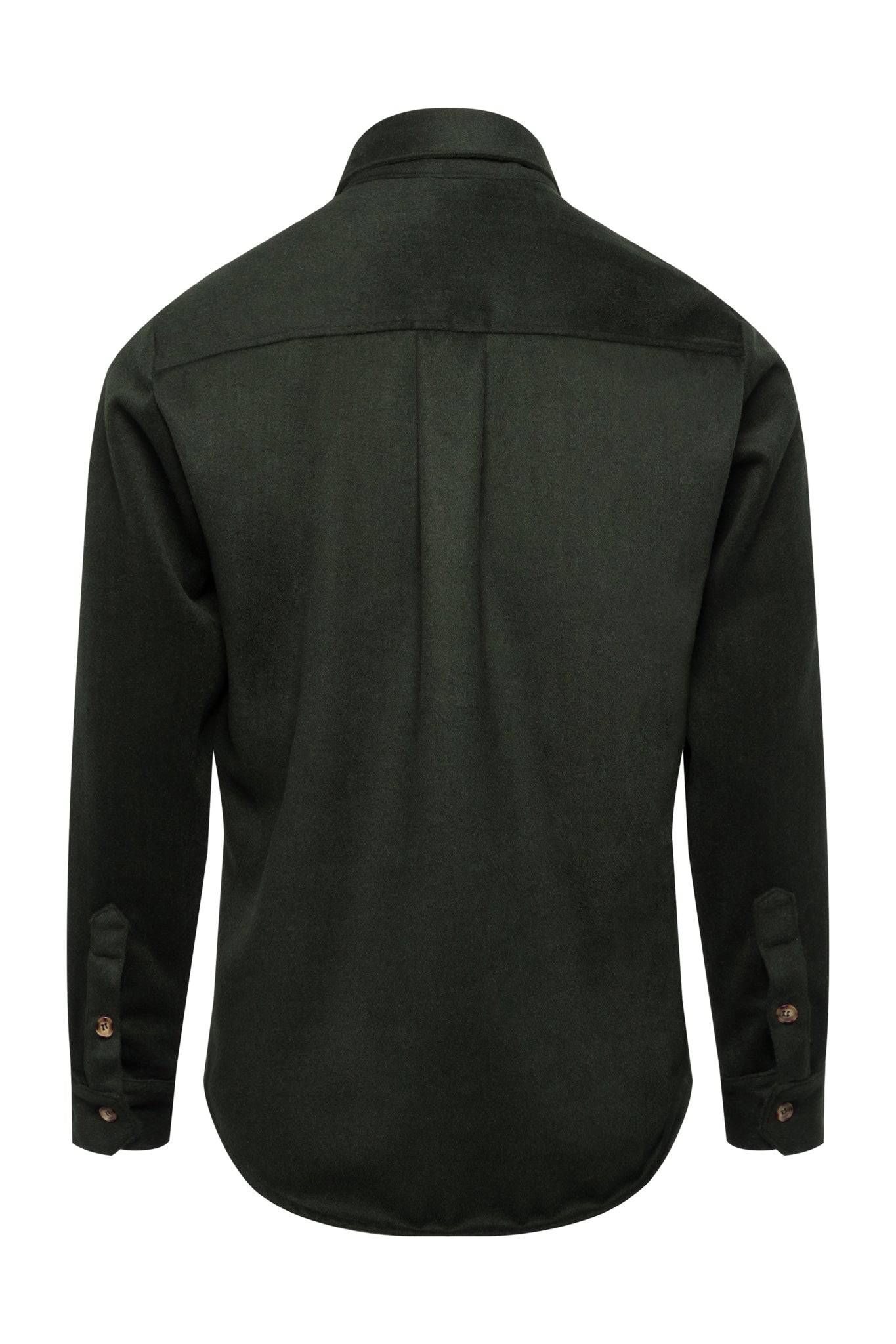 Green Wool Button Down - Threshold Coffee