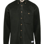 Green Wool Button Down - Threshold Coffee