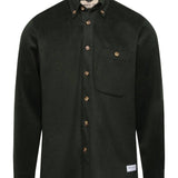 Green Wool Button Down - Threshold Coffee